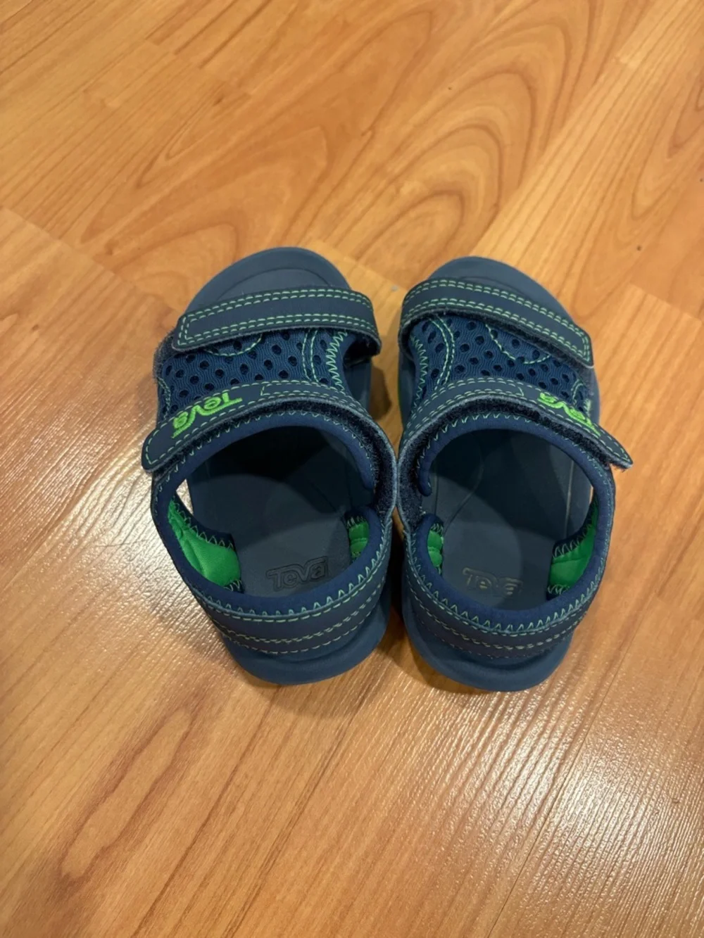 Teva Toddler Psyclone Navy and Green Adjustable Sport Sandals